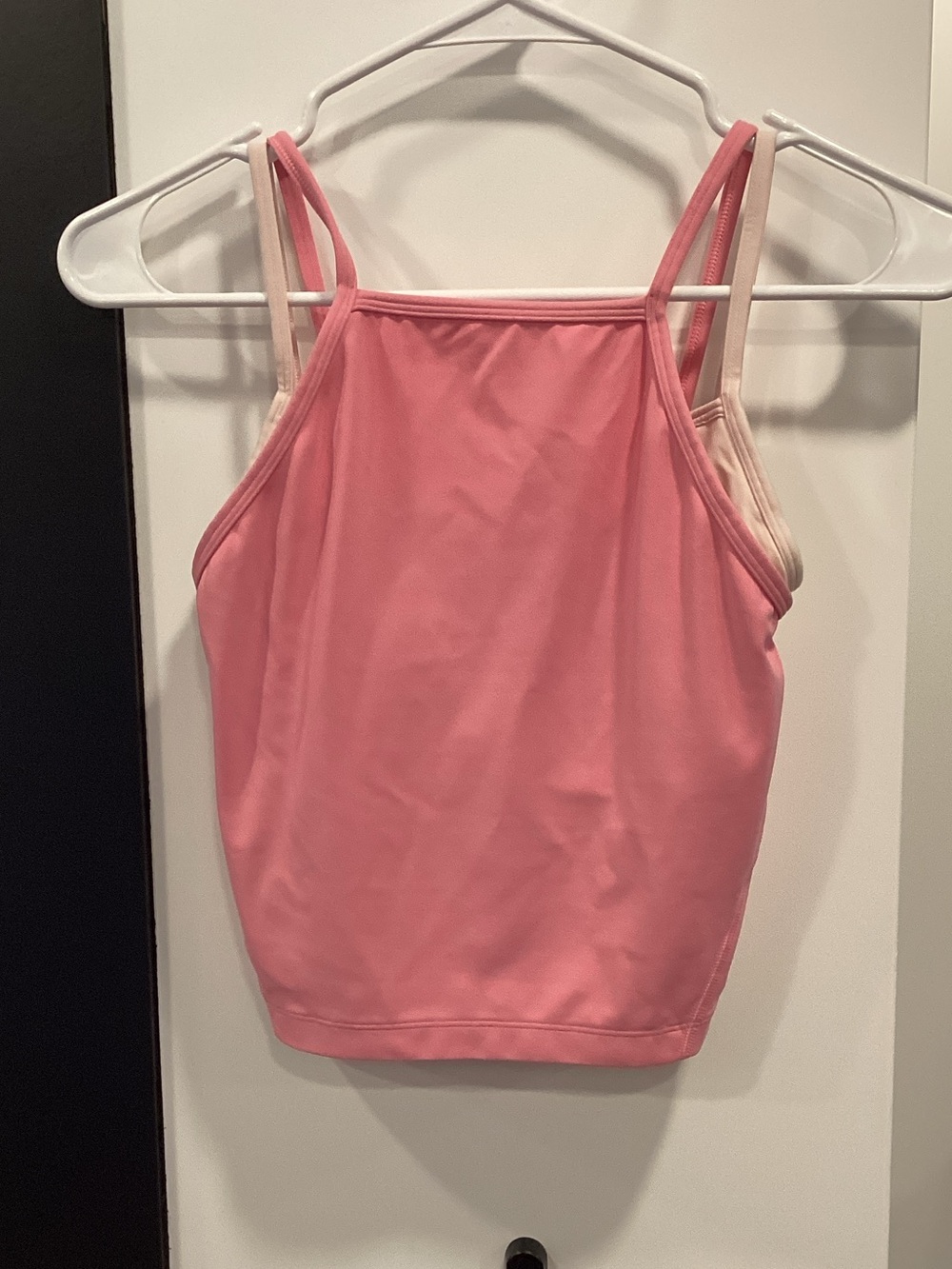 lululemon athletica Pink Double-Strap High-Neck Tank